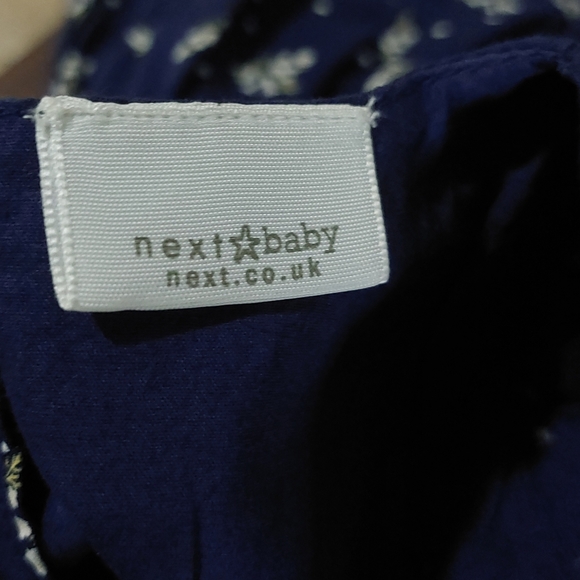 next baby Dresses Next Baby Navy Blue Floral Print Event Spring